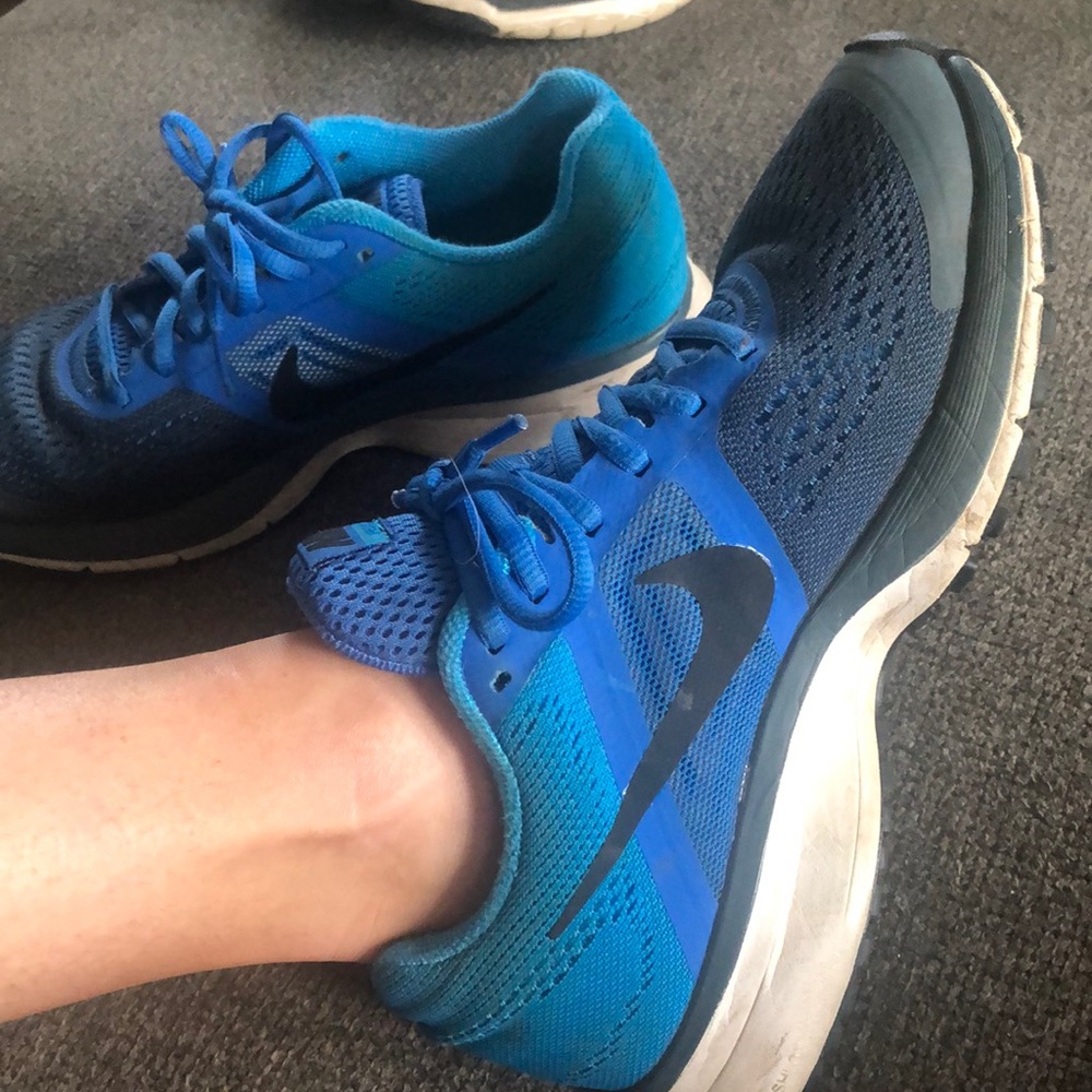 Nike air plus running shoes.